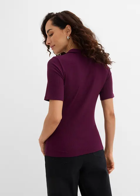 Polo en viscose extensible, bonprix