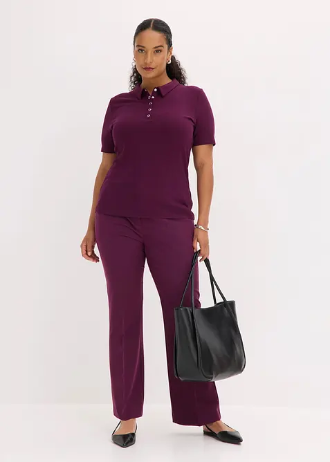 Polo en viscose extensible, bonprix