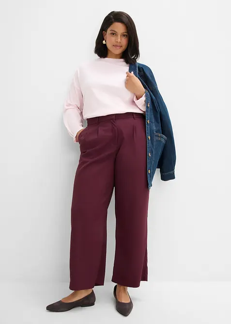 Schlupfhose mit Twill-Struktur, bonprix