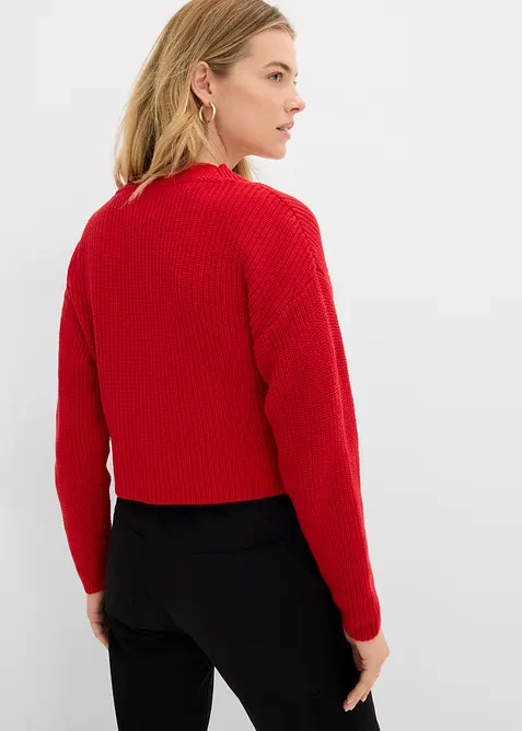 Grobstrickjacke aus reiner Baumwolle, bonprix
