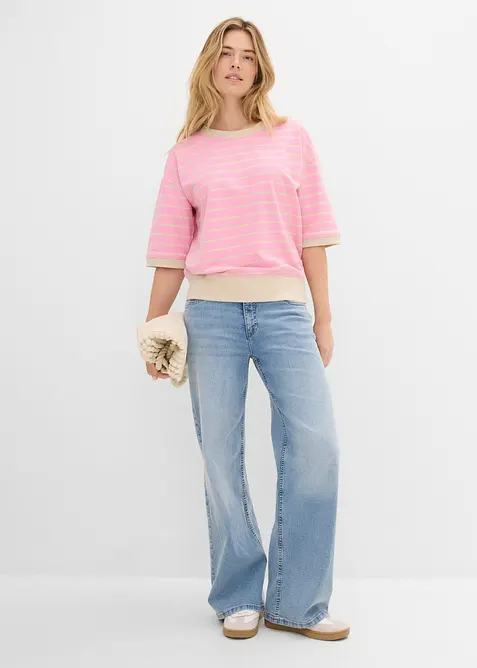 Sweat coupe ample, bonprix