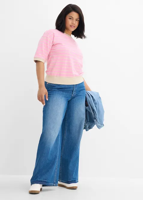 Sweat coupe ample, bonprix