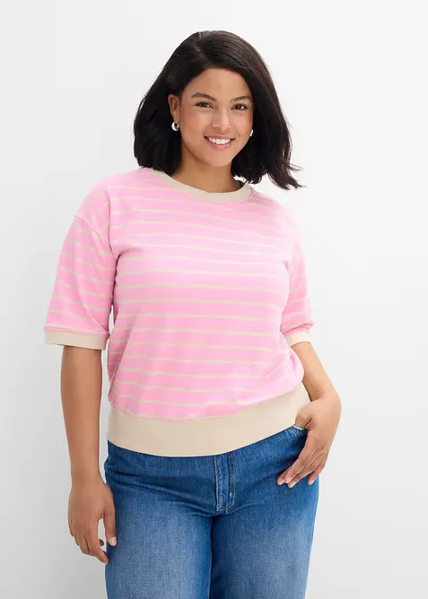 Sweat coupe ample, bonprix