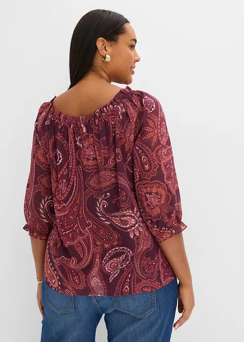 Blouse en mousseline, bonprix