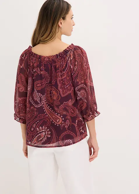 Blouse en mousseline, bonprix
