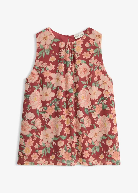 Top sans manches en mousseline, bonprix