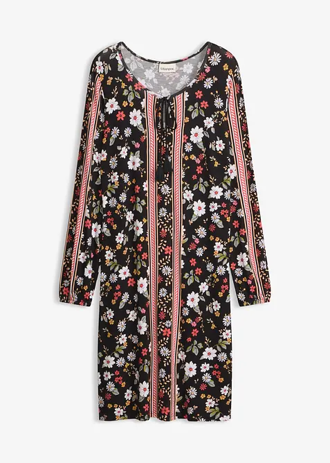 Robe tunique douce en viscose extensible, bonprix