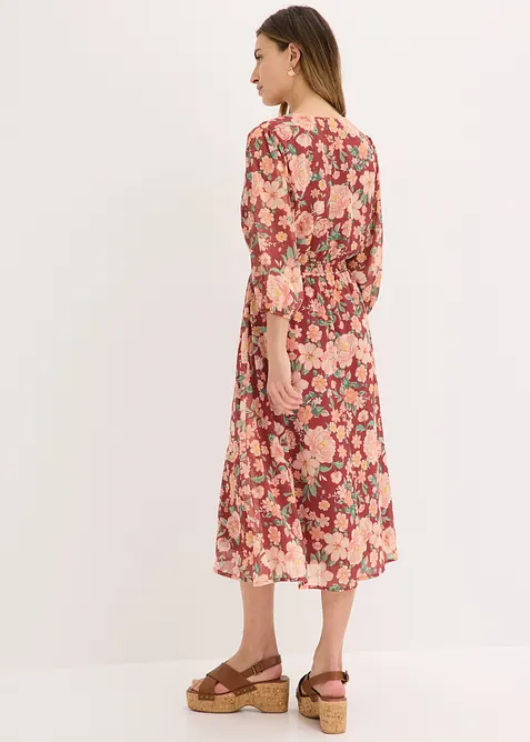 ausgestelltes Chiffonkleid, bonprix
