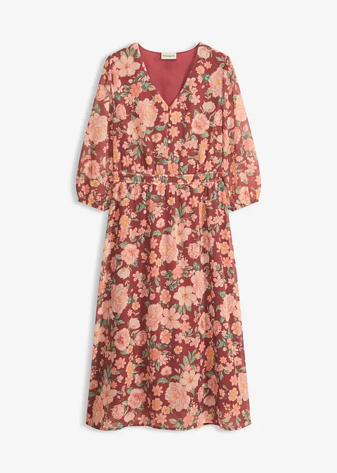 ausgestelltes Chiffonkleid, bonprix