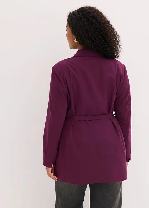 Blazer avec ceinture &agrave; nouer, bonprix