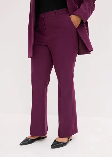 Pantalon &eacute;vas&eacute; &agrave; pinces, bonprix