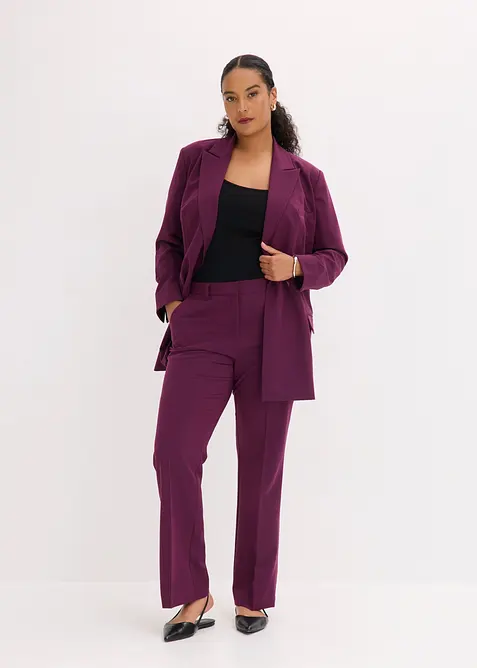 Pantalon &eacute;vas&eacute; &agrave; pinces, bonprix