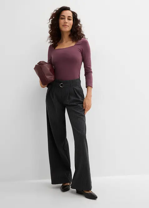 Weite Bundfaltenhose, bonprix