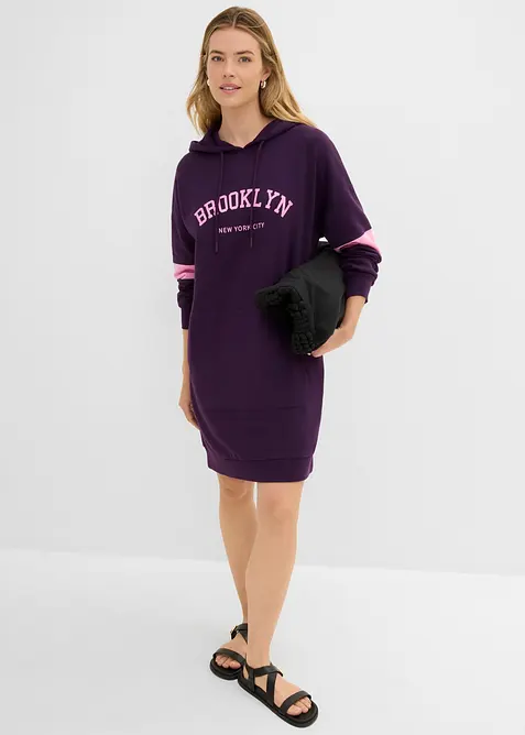 Sweatkleid aus reiner Bio-Baumwolle, bonprix