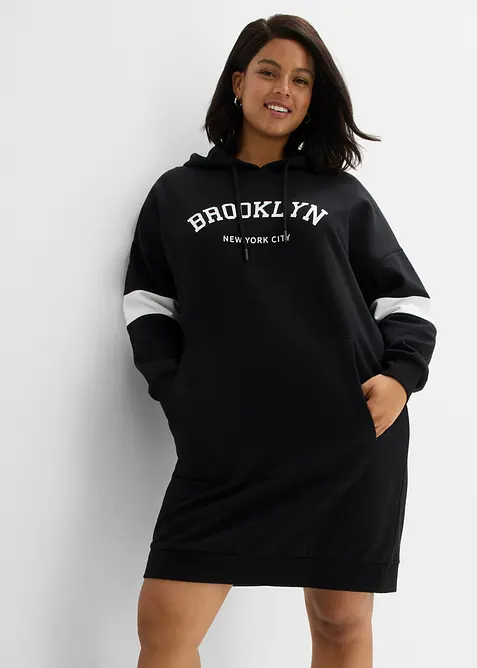 Robe sweat 100% coton, bonprix