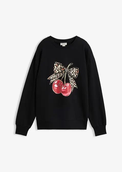Weites Sweatshirt aus reiner Bio-Baumwolle, bonprix