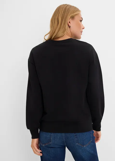 Weites Sweatshirt aus reiner Bio-Baumwolle, bonprix