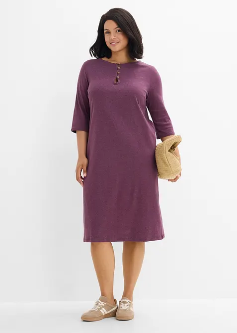Shirtkleid mit 3/4-&Auml;rmeln, bonprix