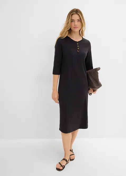 Shirtkleid mit 3/4-&Auml;rmeln, bonprix