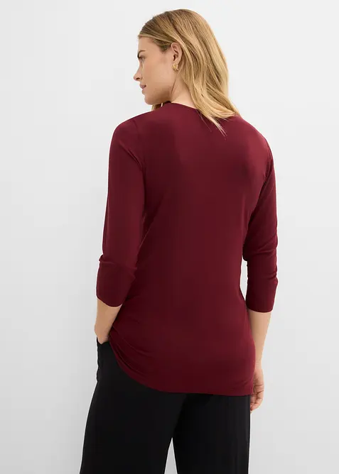 Shirt doppellagig vorn aus softem Viskose-Mix (2er Pack), bonprix
