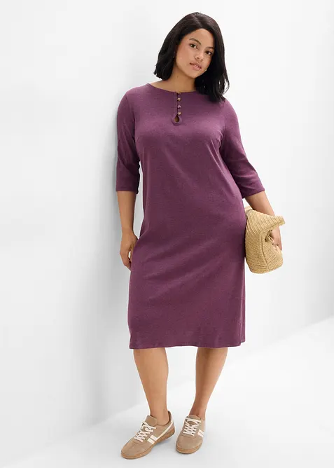 Shirtkleid mit 3/4-&Auml;rmeln, bonprix