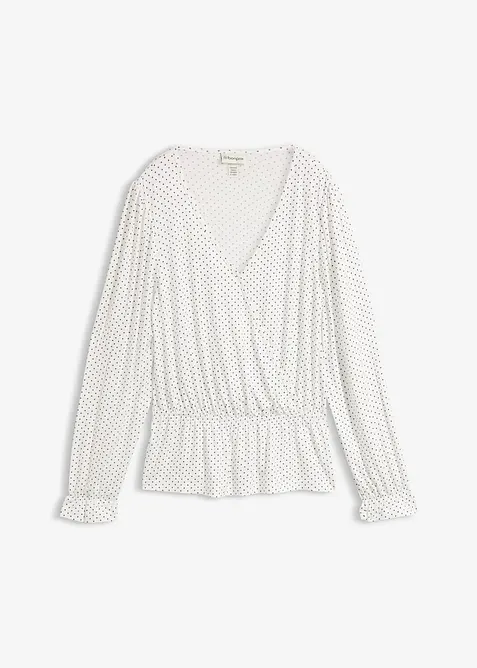 T-shirt effet cache-c&oelig;ur, bonprix