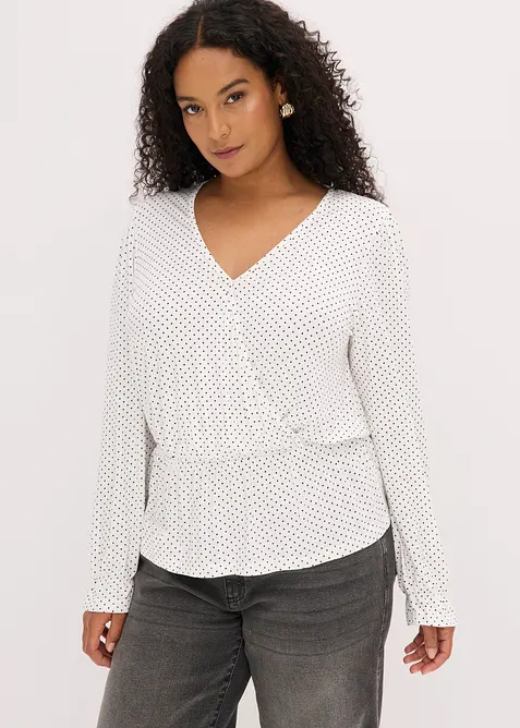 Shirt in Wickeloptik, bonprix