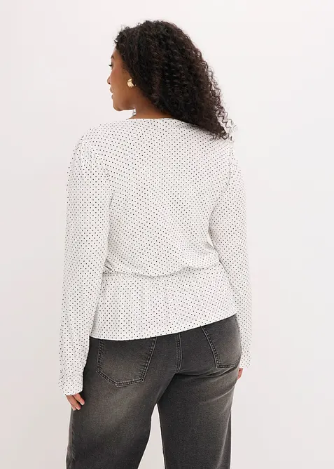Shirt in Wickeloptik, bonprix