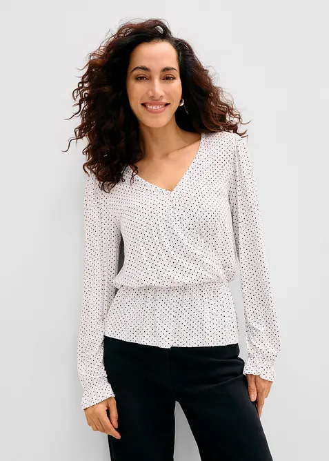T-shirt effet cache-c&oelig;ur, bonprix