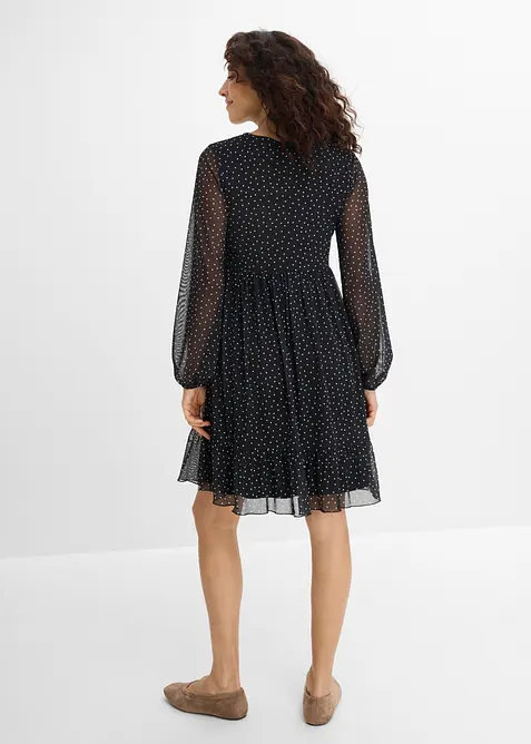 Robe en jersey mesh fin, bonprix