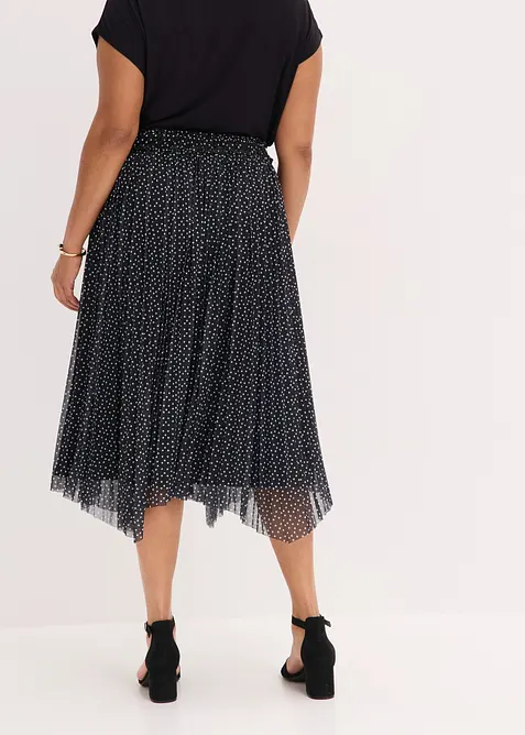Jupe midi pliss&eacute;e, bonprix