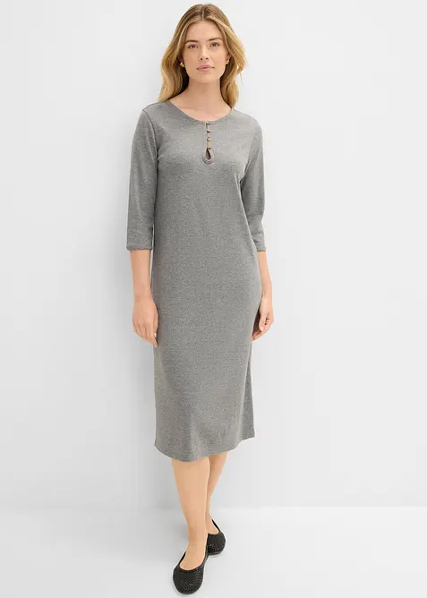 Shirtkleid mit 3/4-&Auml;rmeln, bonprix