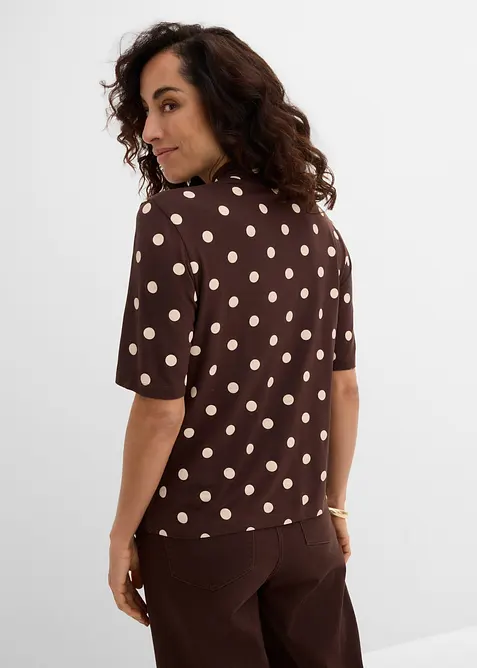 T-shirt avec lavalli&egrave;re, bonprix