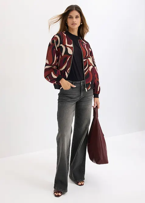 Blouson en satin fluide, bonprix