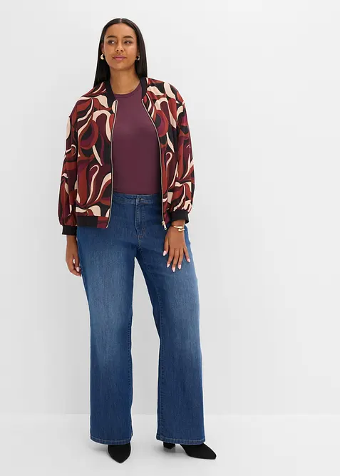 Blouson en satin fluide, bonprix