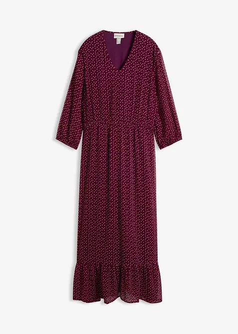 Maxi-Chiffonkleid, bonprix