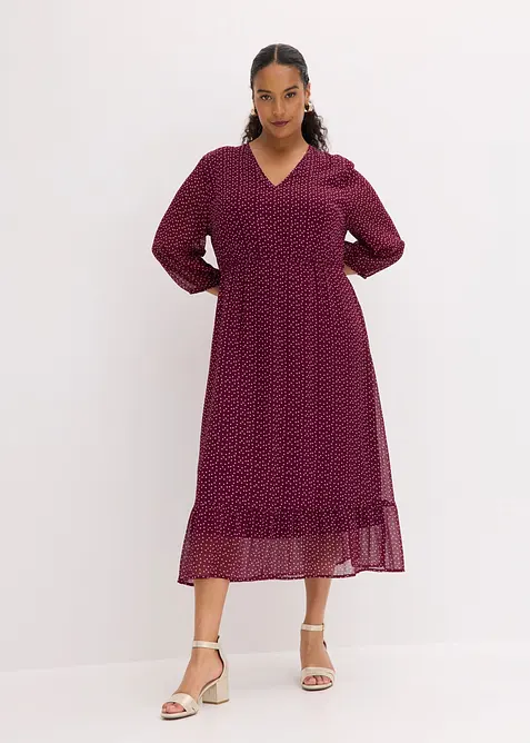 Maxi-Chiffonkleid, bonprix