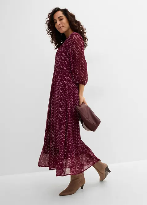 Maxi-Chiffonkleid, bonprix