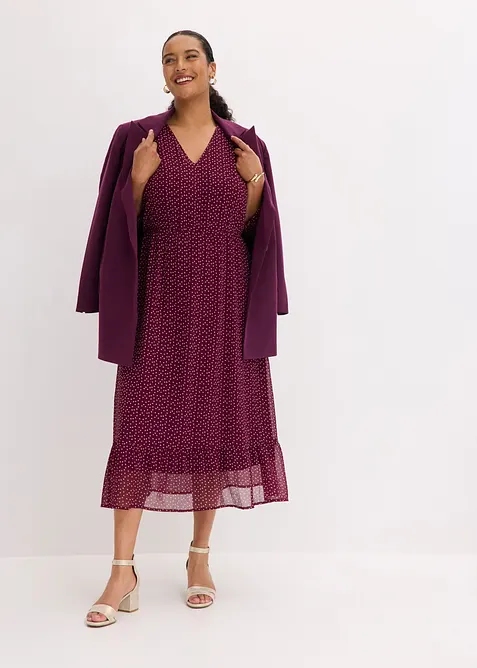 Maxi-Chiffonkleid, bonprix
