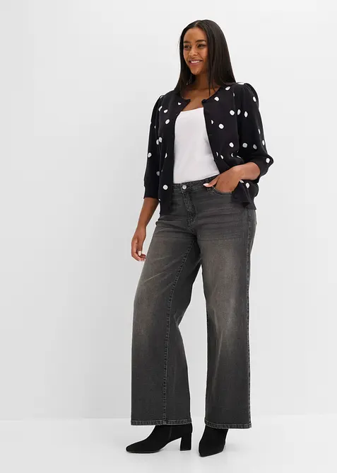Strickjacke aus feinem Viskose-Mix, bonprix