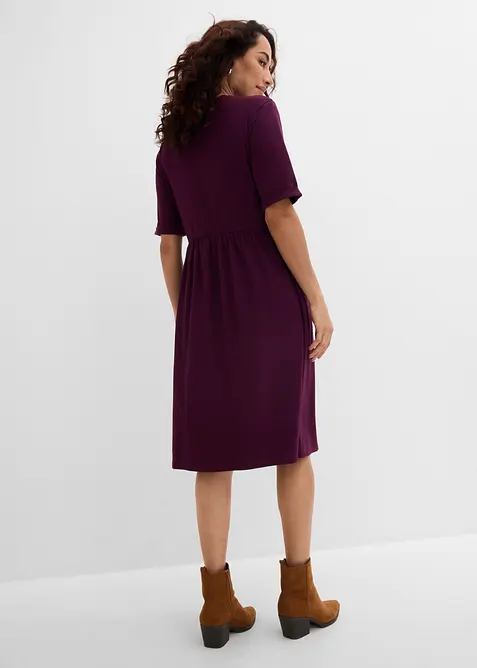 Shirtkleid aus elastischem Baumwoll-Mix, bonprix