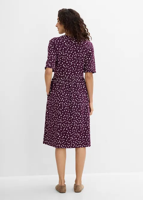 Shirtkleid aus elastischem Baumwoll-Mix, bonprix