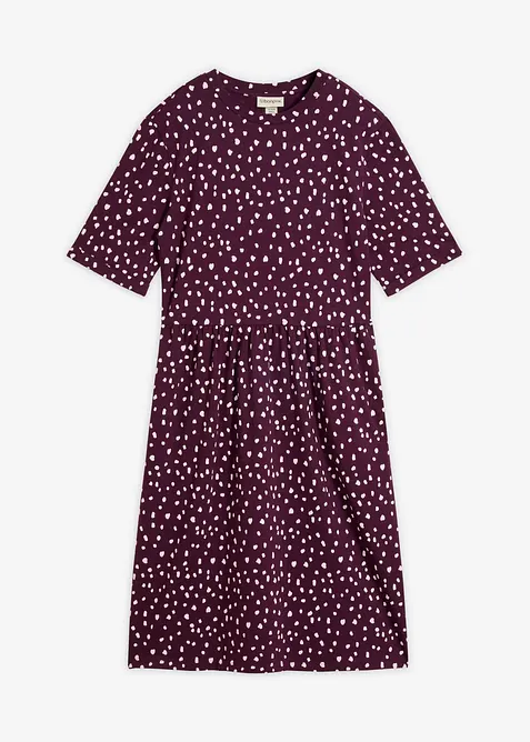 Shirtkleid aus elastischem Baumwoll-Mix, bonprix