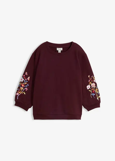 Sweat 100% coton, bonprix