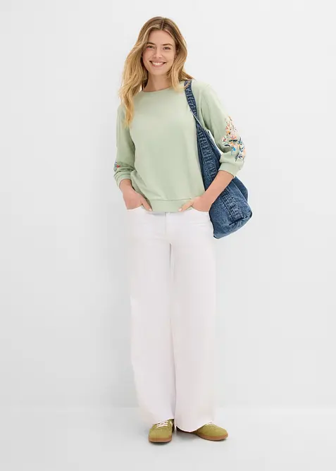 Sweat 100% coton, bonprix