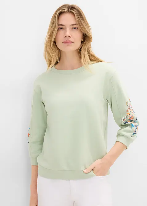 Sweat 100% coton, bonprix