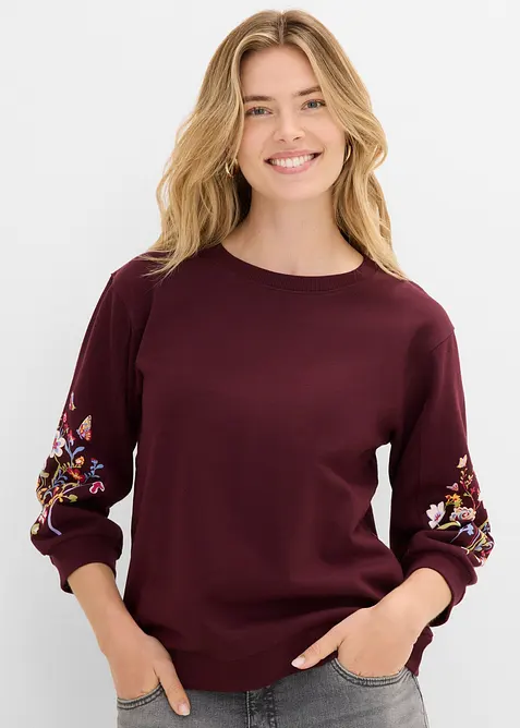 Sweat 100% coton, bonprix