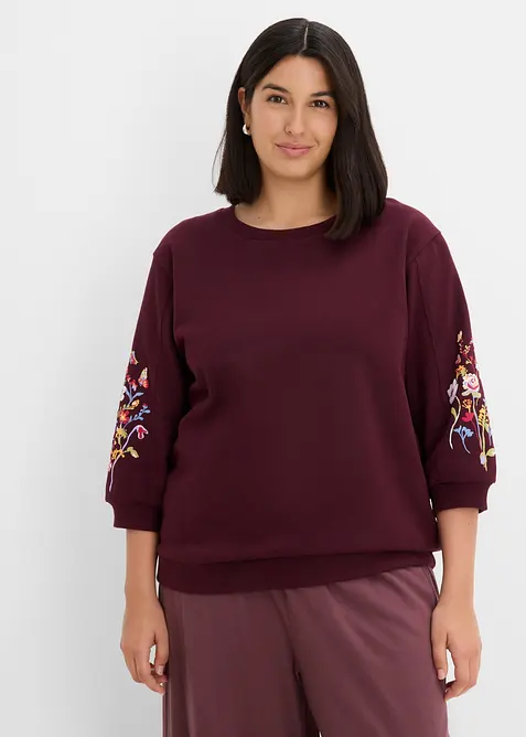 Sweat 100% coton, bonprix