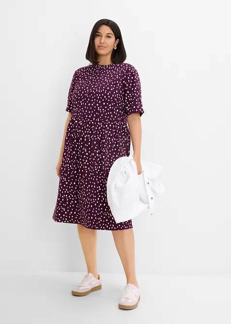Robe en jersey de coton extensible, bonprix