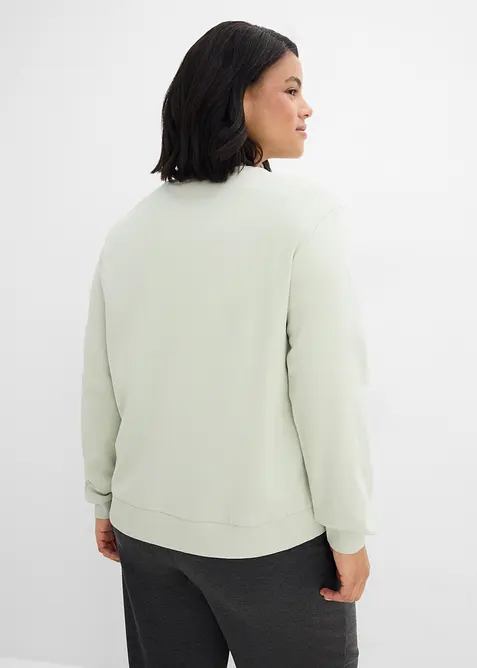Sweat 100% coton avec imprim&eacute; gonflant, bonprix